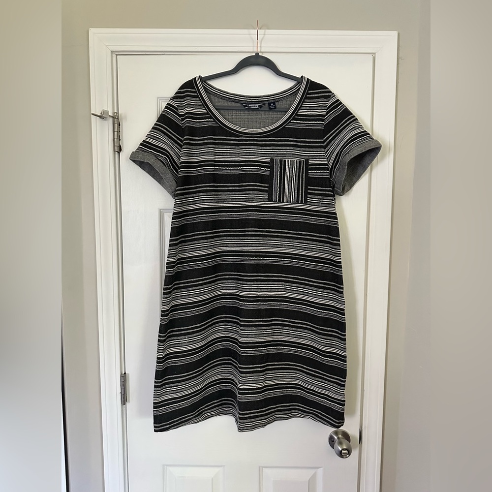 Lands’ End Striped Women’s Plus Dress